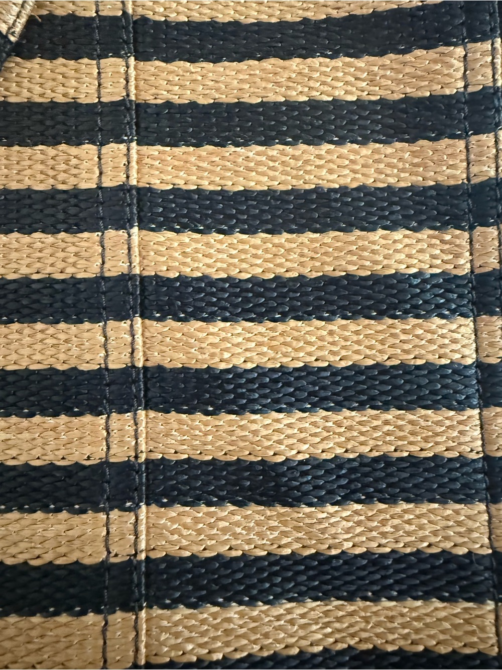 Burberry Striped Double-Breasted Trench Coat in Tan and Black - Picture 8 of 8